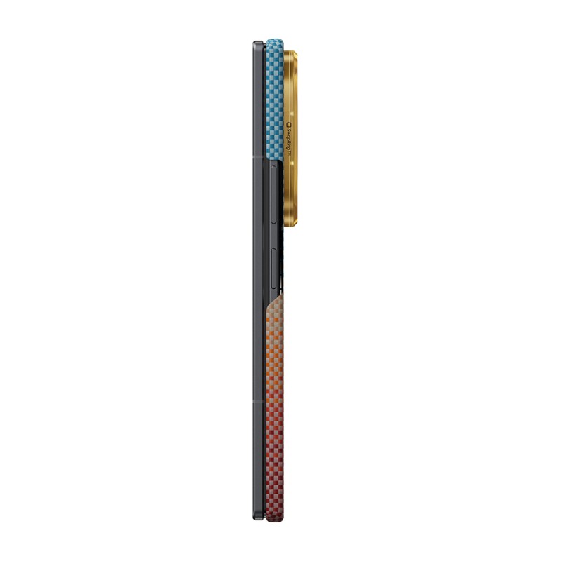 Galaxy Z Fold 8 Ultra Case M-safe Charging Feature Aramid Carbon Fiber Pitaka Sunset 2.0 California Dream Series Cover - 3