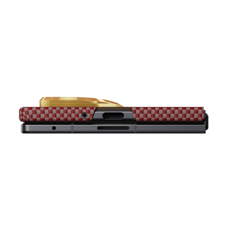 Galaxy Z Fold 8 Ultra Case M-safe Charging Feature Aramid Carbon Fiber Pitaka Sunset 2.0 California Dream Series Cover - 6