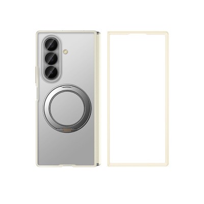 Galaxy Z Fold 8 Ultra Case M-safe Charging Feature Matte Hard PC Back Wlons Vena Stand Cover - 3
