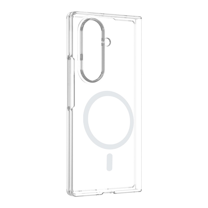 Galaxy Z Fold 8 Ultra Kamera Korumalı M-Safe Şarj Özellikli Şeffaf Zore London Sert PC Kapak - 3