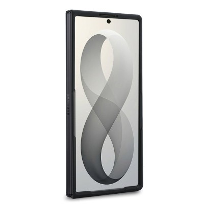 Galaxy Z Fold 8 Ultra Kılıf Guess Orjinal Lisanslı M-safe Şarj Özellikli 4G Desenli Yazı Logolu PU Deri Kapak - 18