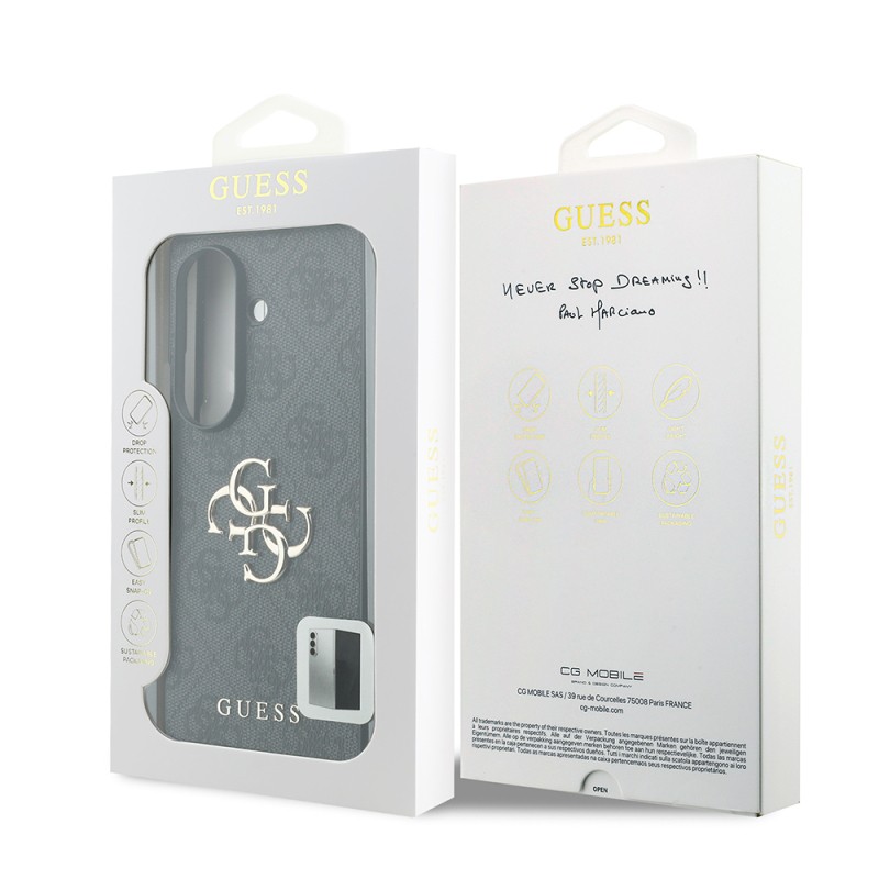 Galaxy Z Fold 8 Ultra Kılıf Guess Orjinal Lisanslı PU Deri 4G Desenli Yazı Logolu Kapak - 9