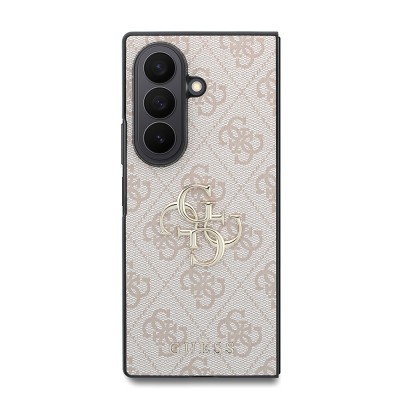 Galaxy Z Fold 8 Ultra Kılıf Guess Orjinal Lisanslı PU Deri 4G Desenli Yazı Logolu Kapak - 16