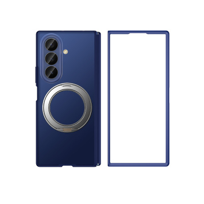 Galaxy Z Fold 8 Ultra Kılıf M-safe Şarj Özellikli Arkası Mat Sert PC Wlons Vena Standlı Kapak - Wlons