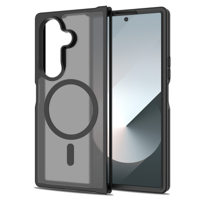 Galaxy Z Fold 8 Ultra Kılıf M-Safe Şarj Özellikli Kamera Korumalı Zore Lunex Kapak - Zore