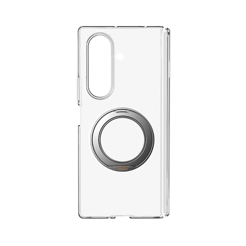 Galaxy Z Fold 8 Ultra Kılıf M-safe Şarj Özellikli Transparan Sert PC Wlons Pita Standlı Kapak - 2
