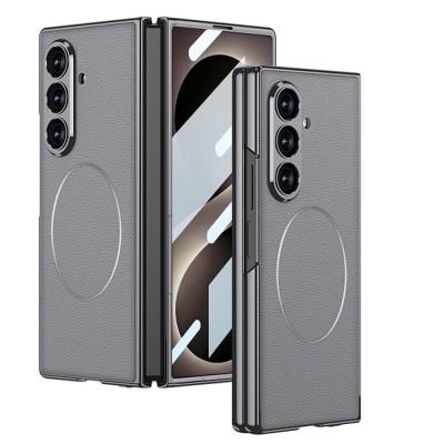 Galaxy Z Fold 8 Ultra Kılıf M-safe Şarj Özellikli Zore Kıpta KPT-10 Sert PC Kapak - 3