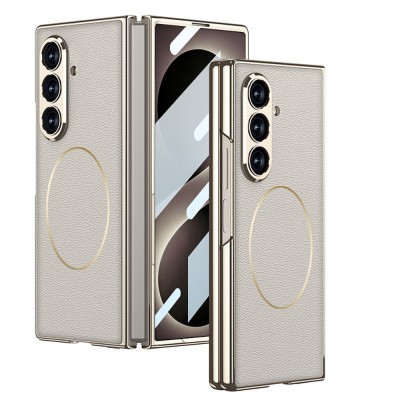 Galaxy Z Fold 8 Ultra Kılıf M-safe Şarj Özellikli Zore Kıpta KPT-10 Sert PC Kapak - 4