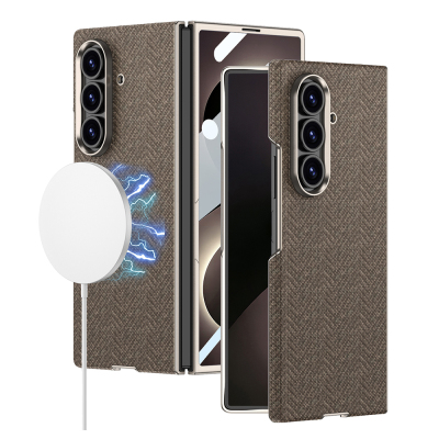 Galaxy Z Fold 8 Ultra Kılıf M-safe Şarj Özellikli Zore Kıpta KPT-11 Sert PC Kapak - GKK