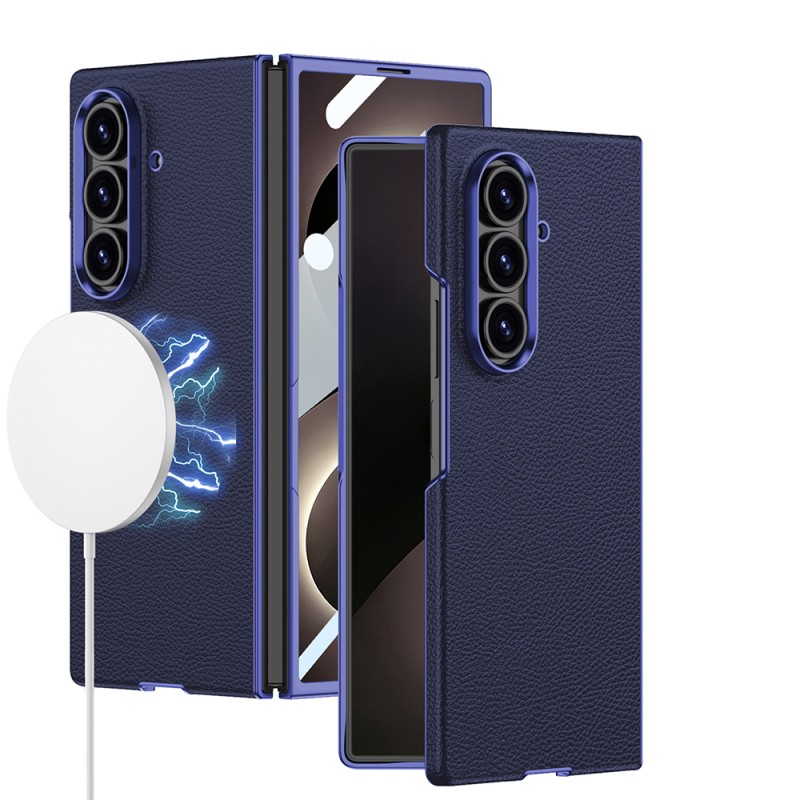 Galaxy Z Fold 8 Ultra Kılıf M-safe Şarj Özellikli Zore Kıpta KPT-12 Sert PC Kapak - 3