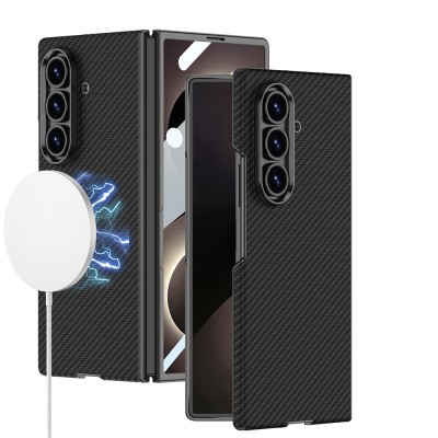 Galaxy Z Fold 8 Ultra Kılıf M-safe Şarj Özellikli Zore Kıpta KPT-12 Sert PC Kapak - 4