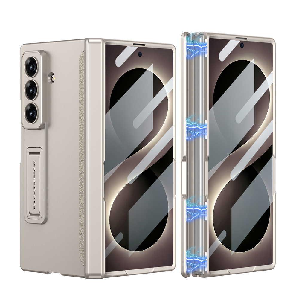 Galaxy Z Fold 8 Ultra Kılıf Zore M-Magnet Kılıf - Titanyum