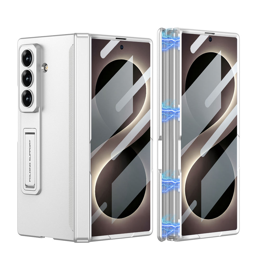 Galaxy Z Fold 8 Ultra Kılıf Zore M-Magnet Kılıf - Gümüş
