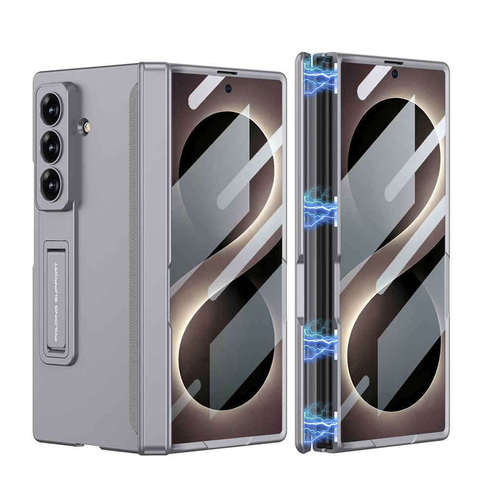 Galaxy Z Fold 8 Ultra Kılıf Zore M-Magnet Kılıf - Gri