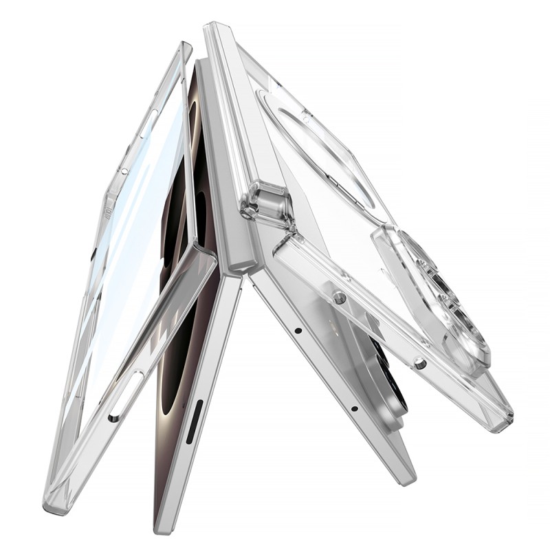 Galaxy Z Fold 8 Ultra M-safe Şarj Özellikli Zore Kıpta KPT-02 Standlı Kapak - 2