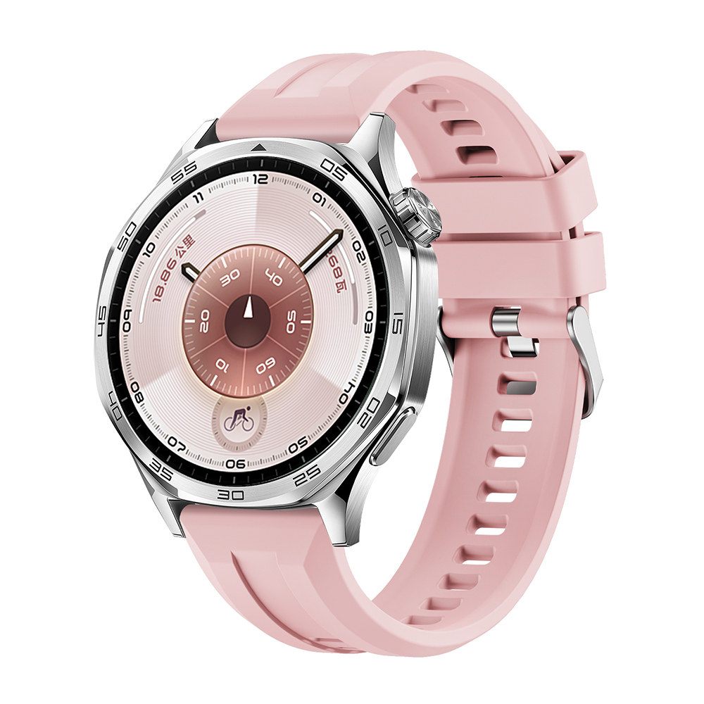 Gear S3 Zore KRD-148 22mm Silikon Kordon - Pembe