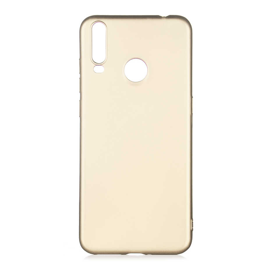 General Mobile 10 Kılıf Zore Premier Silikon Kapak - Gold