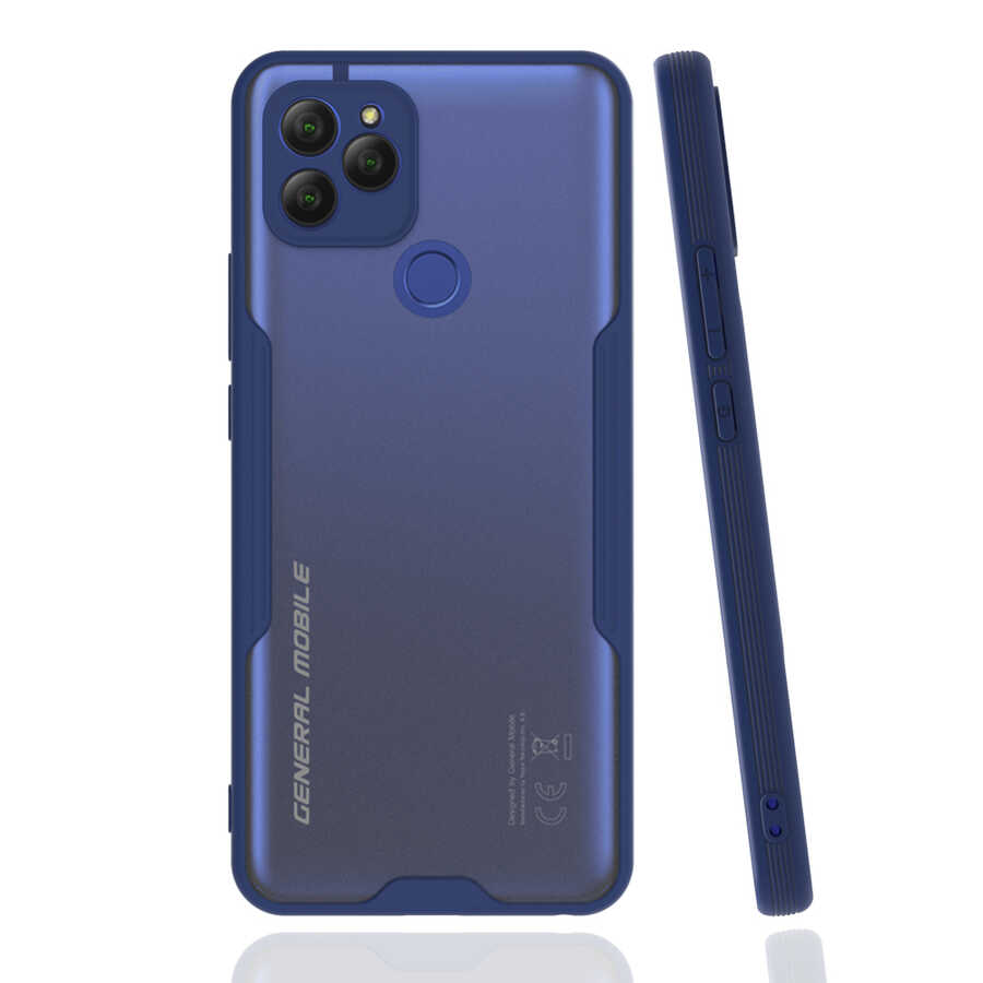 General Mobile 21 Kılıf Zore Parfe Kapak - Lacivert