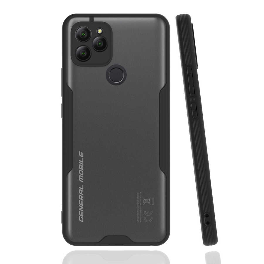 General Mobile 21 Kılıf Zore Parfe Kapak - Siyah