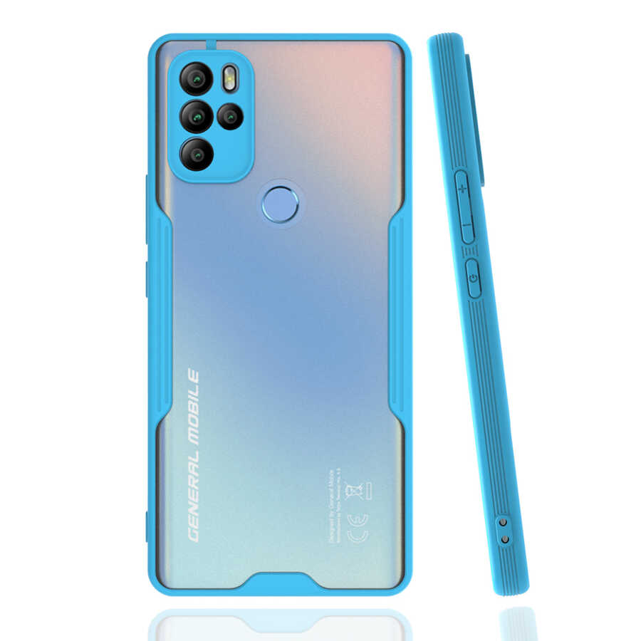 General Mobile 21 Pro Kılıf Zore Parfe Kapak - Mavi