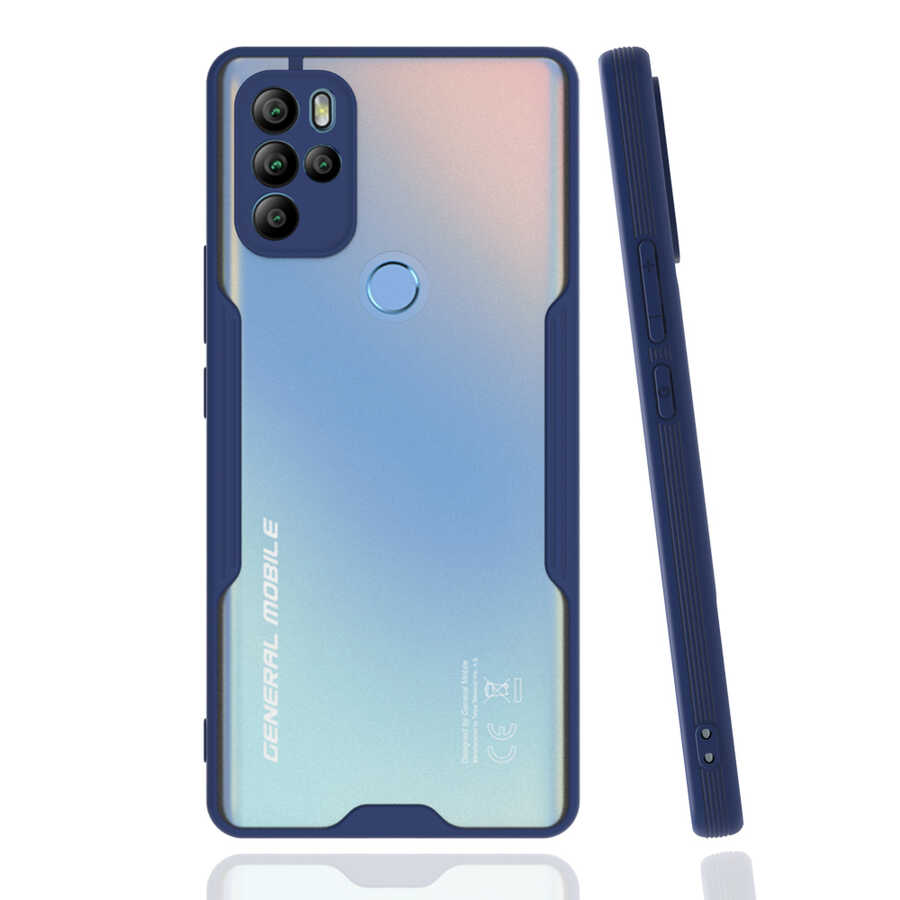 General Mobile 21 Pro Kılıf Zore Parfe Kapak - Lacivert