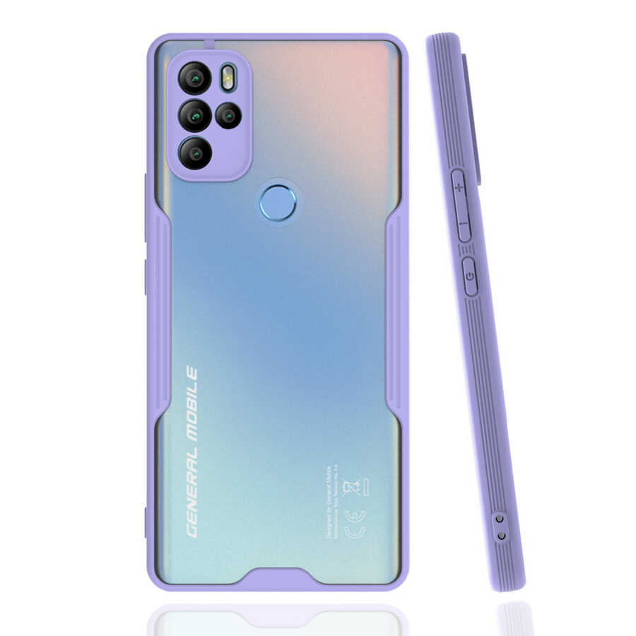 General Mobile 21 Pro Kılıf Zore Parfe Kapak - Mor