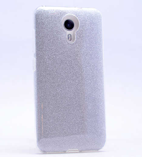 General Mobile 4G Android One Kılıf Zore Shining Silikon - Gümüş