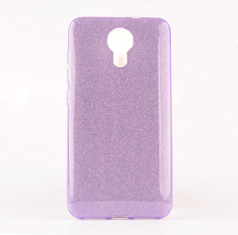 General Mobile 4G Android One Kılıf Zore Shining Silikon - Mor