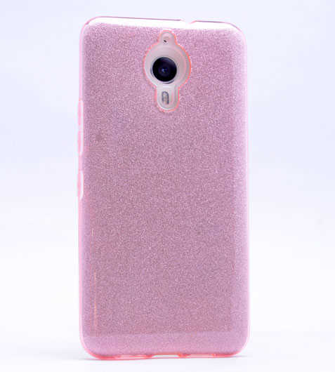 General Mobile 5 Plus Kılıf Zore Shining Silikon - Rose Gold