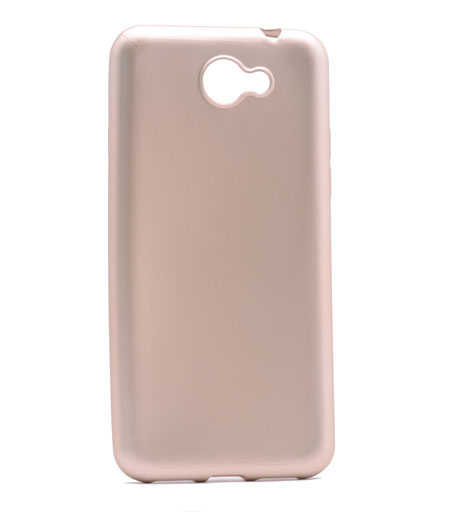 General Mobile 6 Kılıf Zore Premier Silikon Kapak - Gold