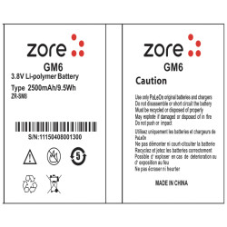 General Mobile 6 Zore A Quality Compatible Battery - Zore