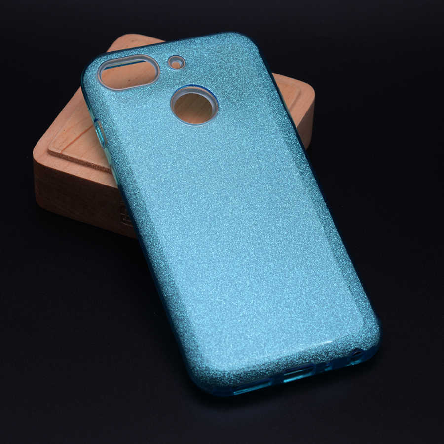 General Mobile 8 Go Kılıf Zore Shining Silikon - Mavi