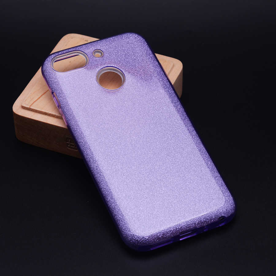General Mobile 8 Go Kılıf Zore Shining Silikon - Mor