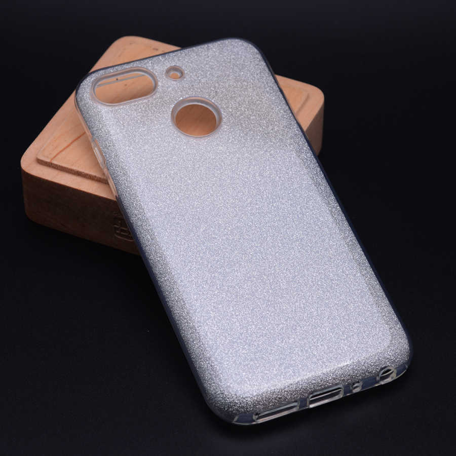 General Mobile 8 Go Kılıf Zore Shining Silikon - Gümüş