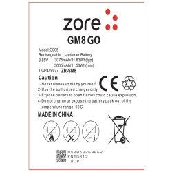 General Mobile 8 Go Zore A Quality Compatible Battery - Zore