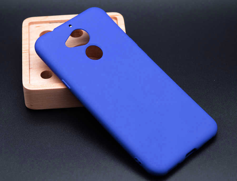 General Mobile 8 Kılıf Zore Premier Silikon Kapak - Saks Mavi