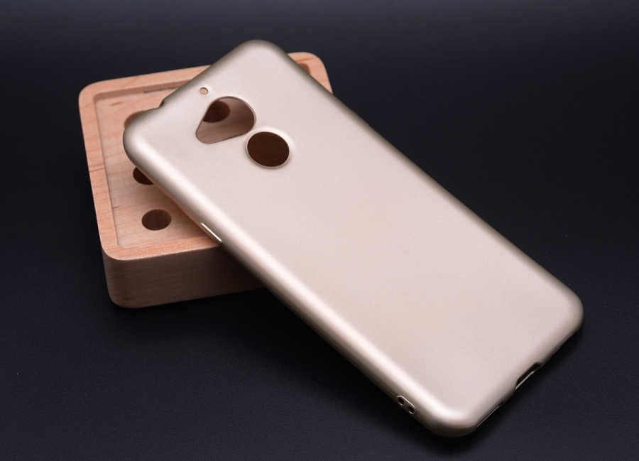 General Mobile 8 Kılıf Zore Premier Silikon Kapak - Gold