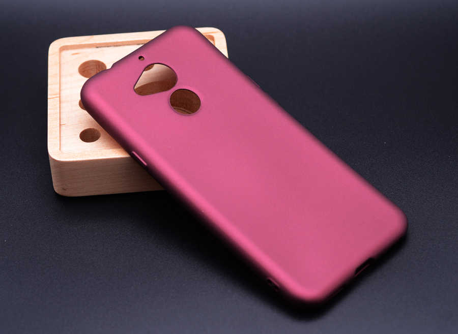 General Mobile 8 Kılıf Zore Premier Silikon Kapak - Mürdüm
