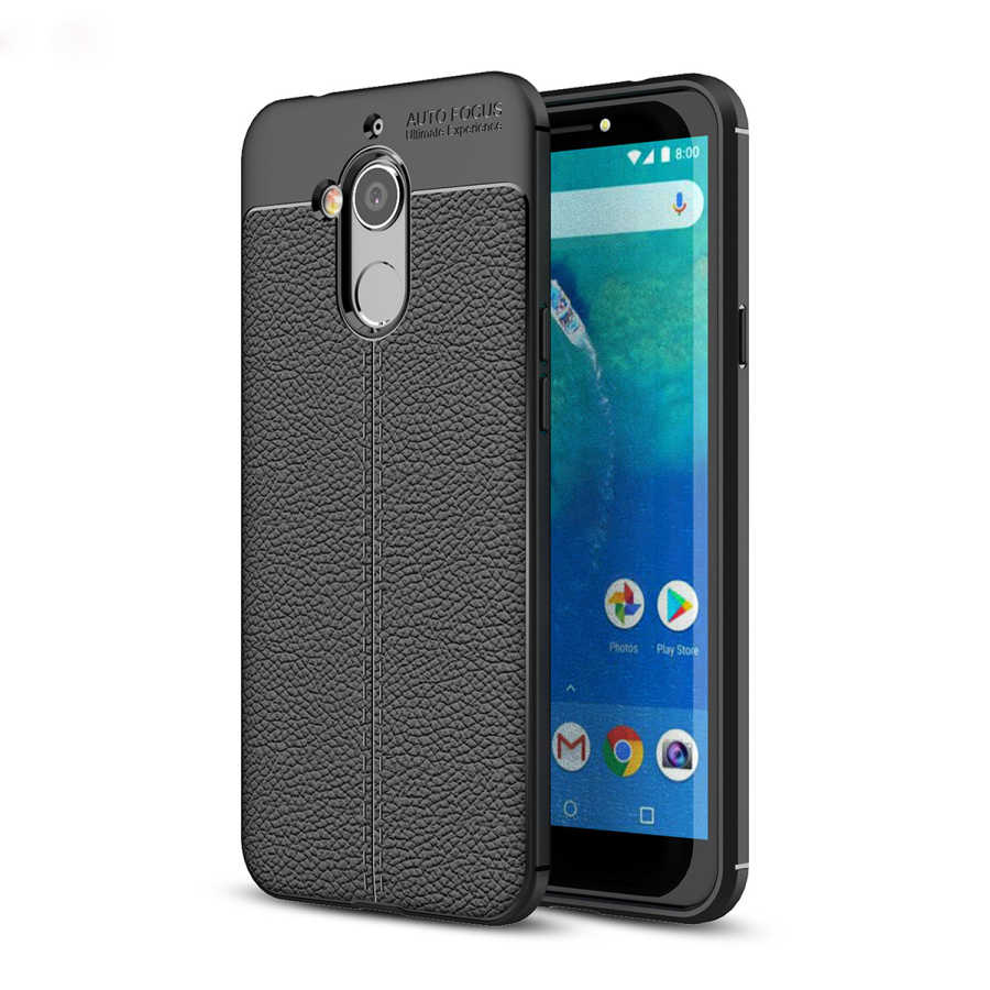 General Mobile 8 Go Kılıf Zore Niss Silikon Kapak - Siyah