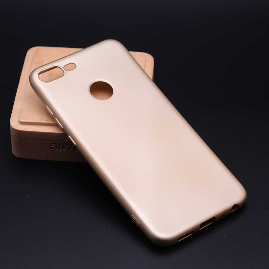 General Mobile 8 Go Kılıf Zore Premier Silikon Kapak - Gold