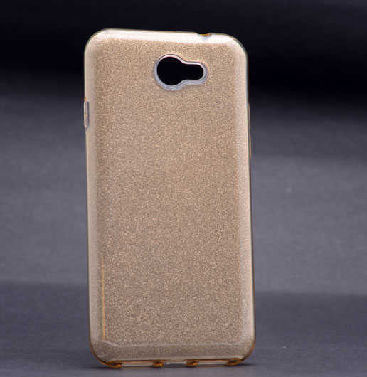 General Mobile 6 Kılıf Zore Shining Silikon - Gold