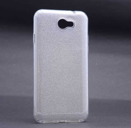 General Mobile 6 Kılıf Zore Shining Silikon - Gümüş
