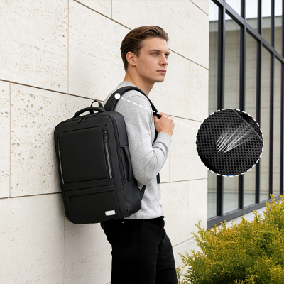Go Des GD-6003 Breathable Fabric Shock Absorbing Laptop and Notebook Backpack with Shoulder Straps - Go Des