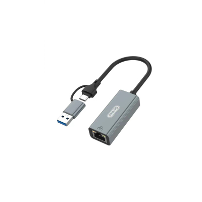 Go Des GD-6871 RJ45 Type-C ve USB-A Ethernet Dönüştürücü Kablo 100Mbps - Go Des