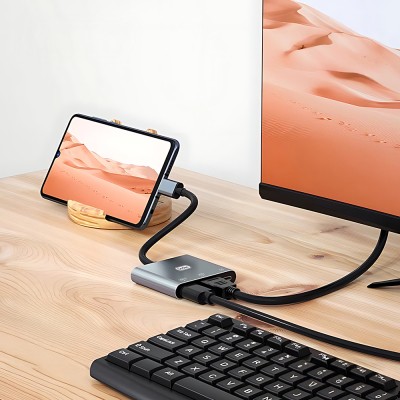 Go Des GD-8287 Type-C to HDTV 3in1 Dönüştürücü Adaptör - 3