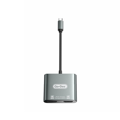 Go Des GD-8289 4K 60 Hz Görüntü Kalitesi Type-C to HDMI Adaptör - 2