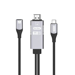 Go Des GD-8770 Type-C To HDMI Cable - Go Des