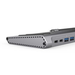 Go Des GD-9120 14 in 1 Stand Özellikli Type-C Hub SD Kart-RJ45-HDMI-VGA-Usb Çoğaltıcı - 4