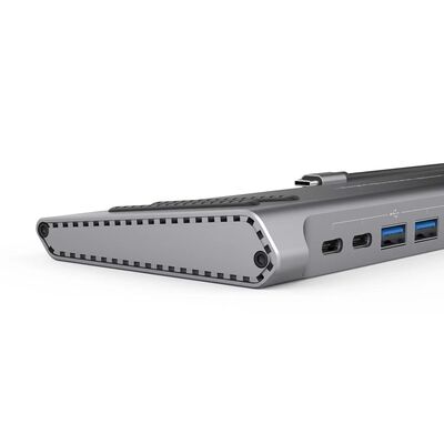Go Des GD-9120 14 in 1 Stand Özellikli Type-C Hub SD Kart-RJ45-HDMI-VGA-Usb Çoğaltıcı - 4