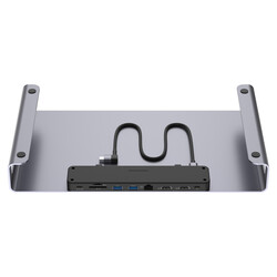 Go Des GD-9126 Hub Destekli Laptop Standı Docking Station Stand - Thumbnail